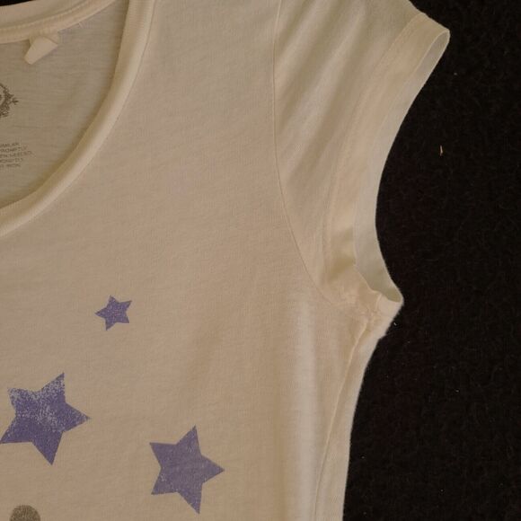 Disney Womens T-Shirt White Size XS 100% Cotton Mickey Patriotic Pullover - Picture 10 of 12